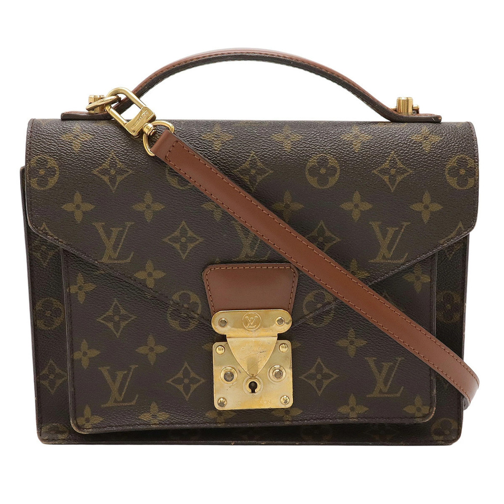 LOUIS VUITTON Monogram Monceau Shoulder Bag Handbag Shoulder Key